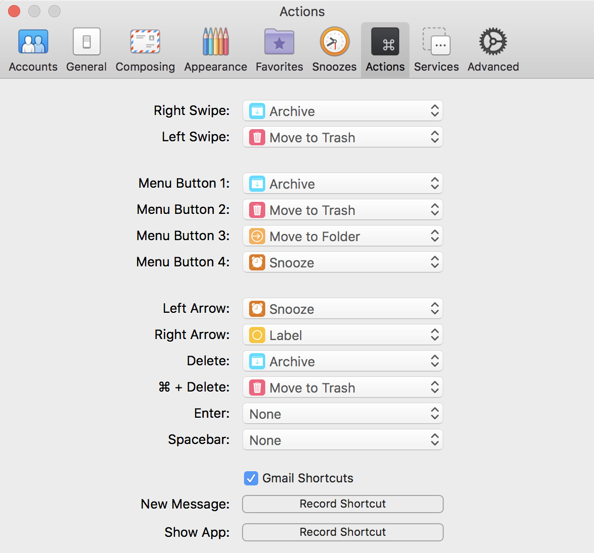 airmail 3 review settings