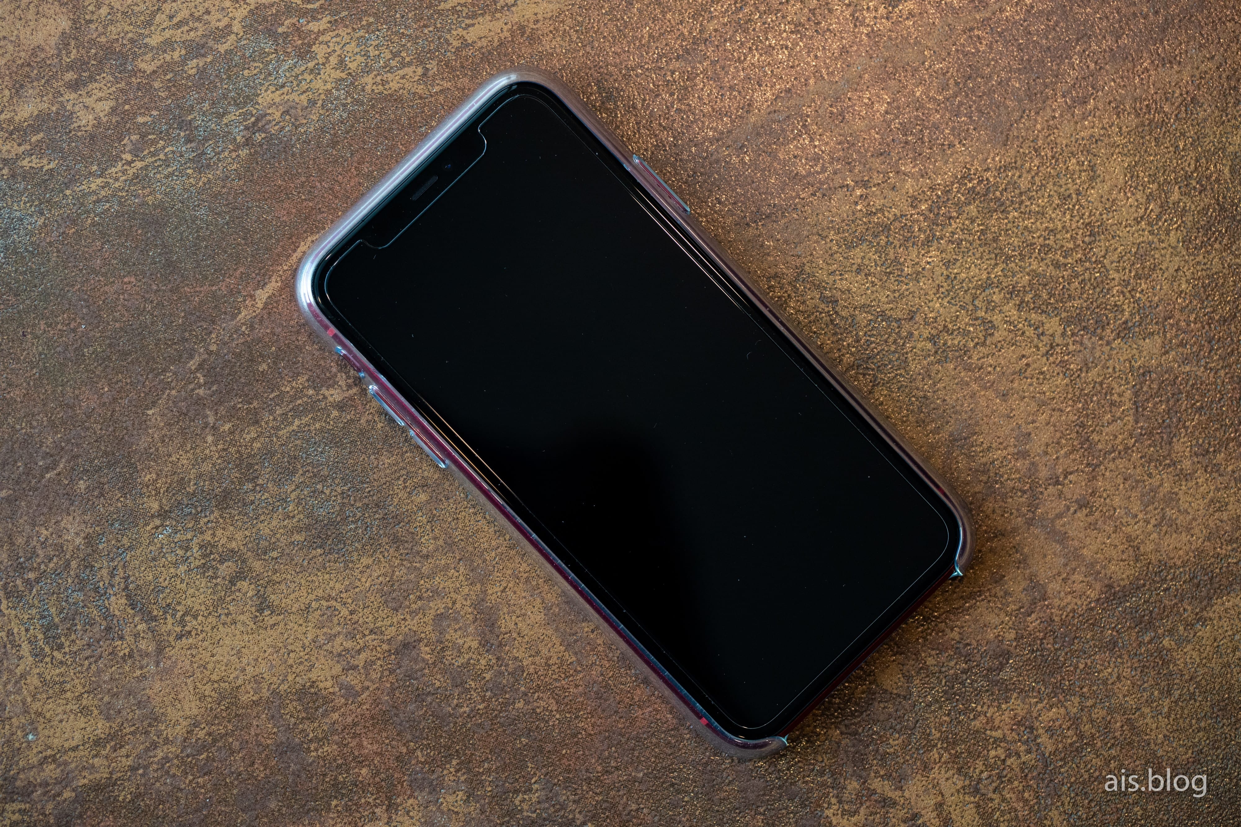 iPhone 11 with clear case